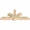 Ekena Millwork Redmond Rough Sawn Timber Gable Bracket, Douglas Fir, 72"W x 33"H x 6"D x 6"F, 11/12 Pitch GBW072X33X0606RED00RDF - alternate 3